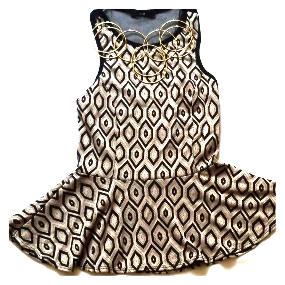 EUC Alt B Peplum Blouse